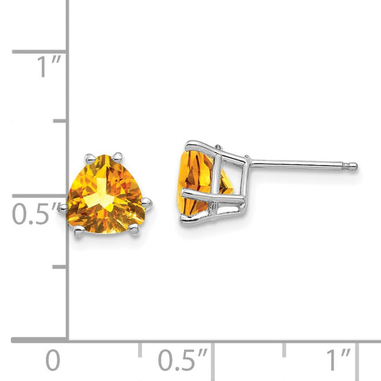 14k Trillion Gemstone Earrings