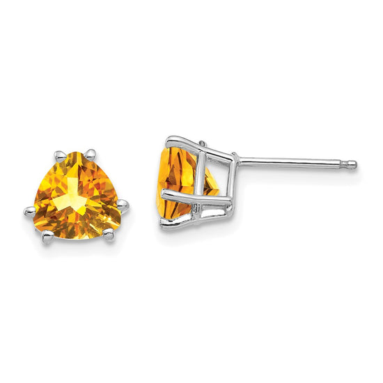 14k Trillion Gemstone Earrings