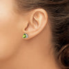 14k Trillion Gemstone Earrings