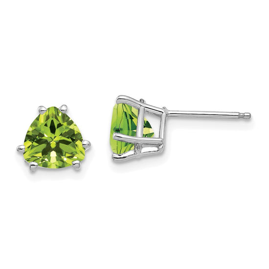 14k Trillion Gemstone Earrings