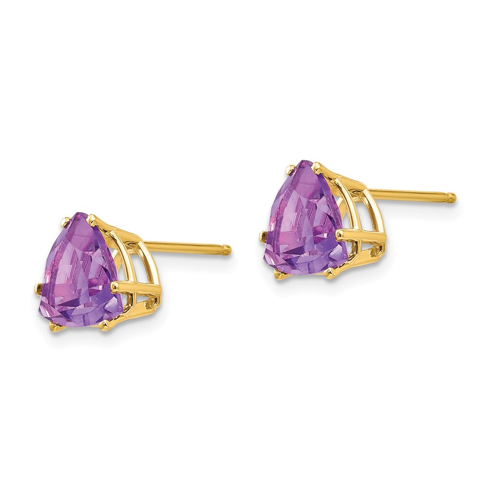 14k Trillion Gemstone Earrings