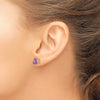 14k Trillion Gemstone Earrings