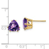 14k Trillion Gemstone Earrings