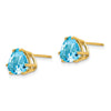 14k Trillion Gemstone Earrings