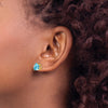 14k Trillion Gemstone Earrings