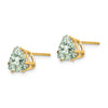 14k Trillion Gemstone Earrings