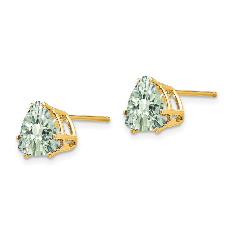 14k Trillion Gemstone Earrings