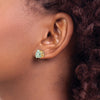 14k Trillion Gemstone Earrings