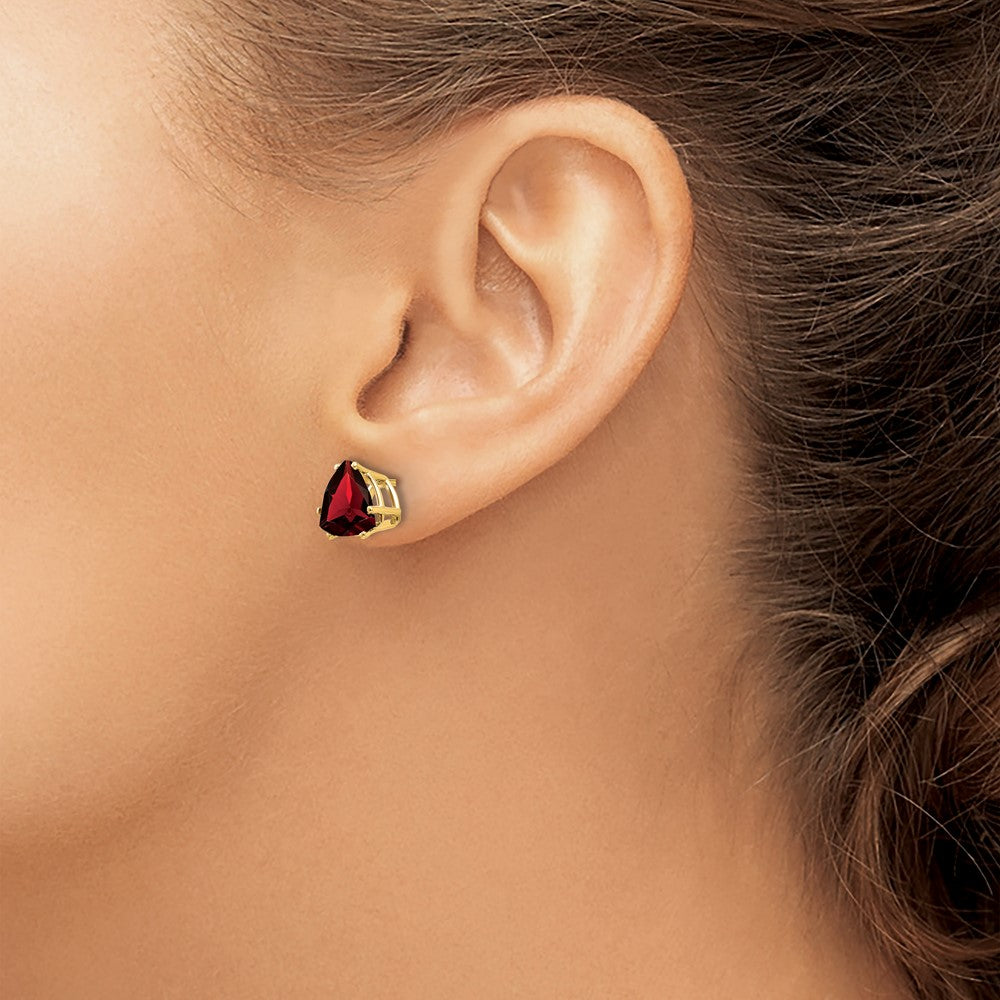 14k Trillion Gemstone Earrings