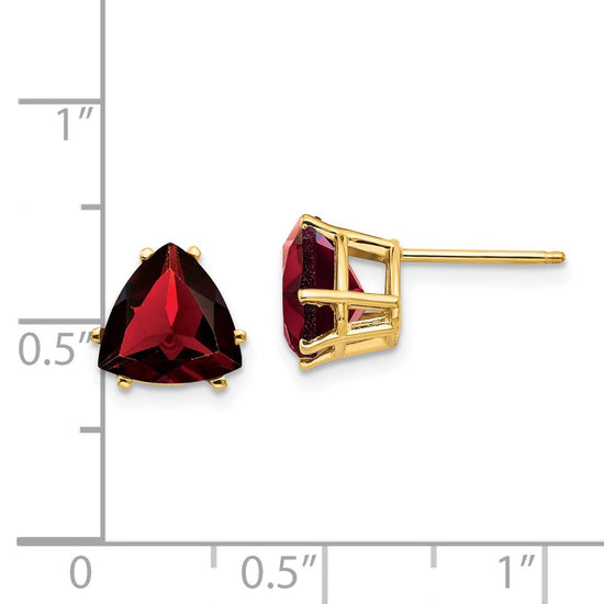 14k Trillion Gemstone Earrings
