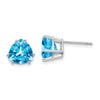 14k Trillion Gemstone Earrings