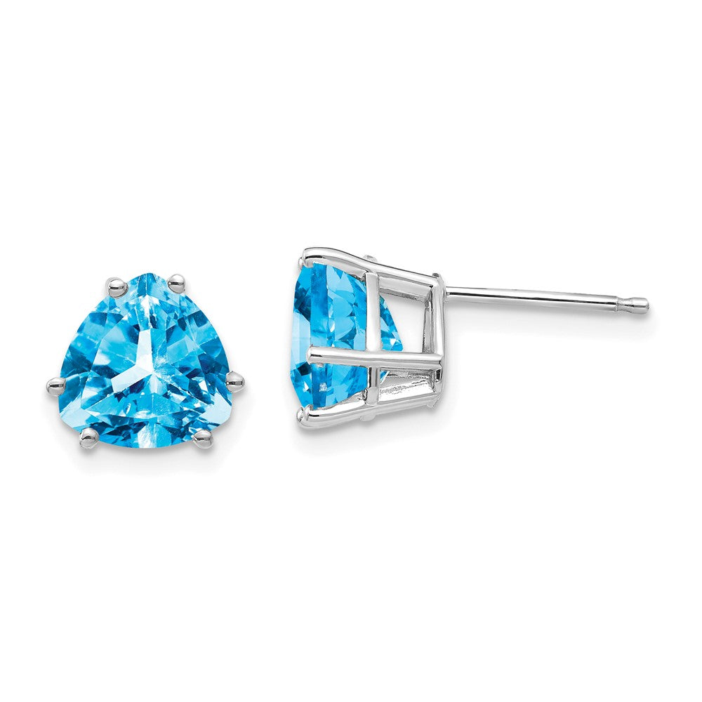 14k Trillion Gemstone Earrings