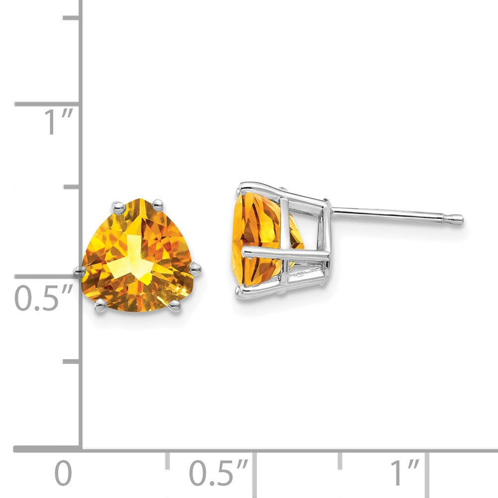 14k Trillion Gemstone Earrings