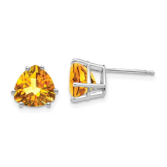 14k Trillion Gemstone Earrings