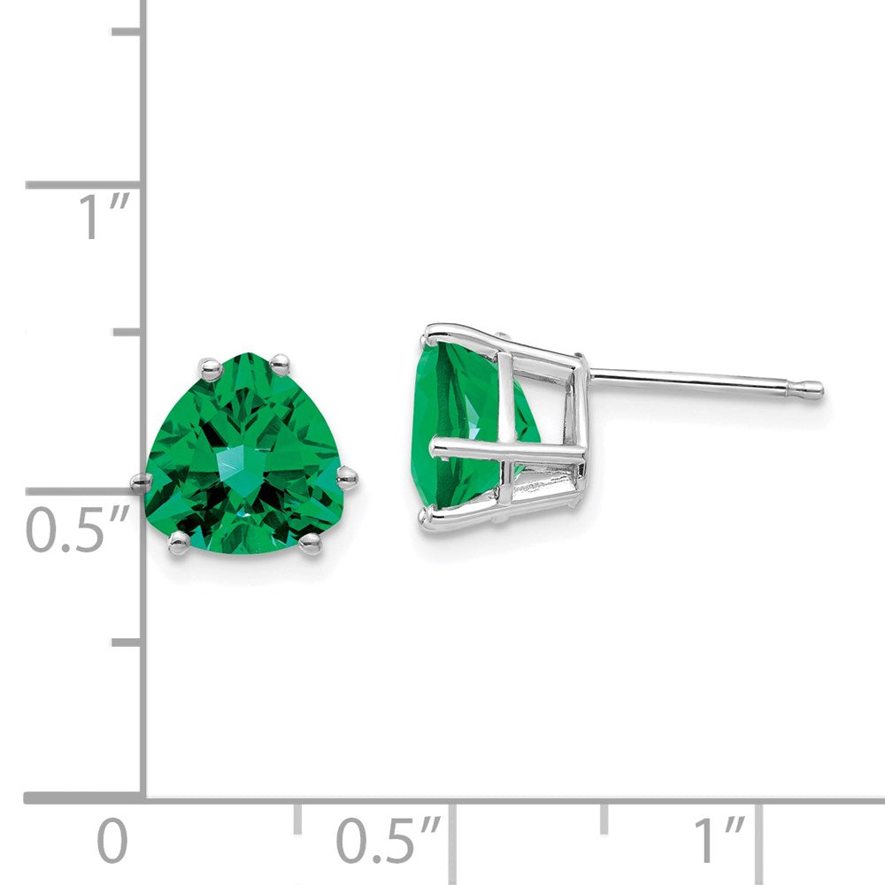 14k Trillion Gemstone Earrings