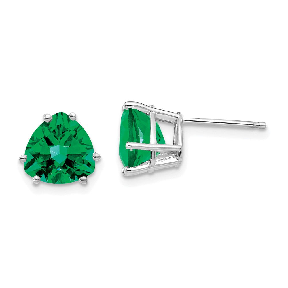 14k Trillion Gemstone Earrings
