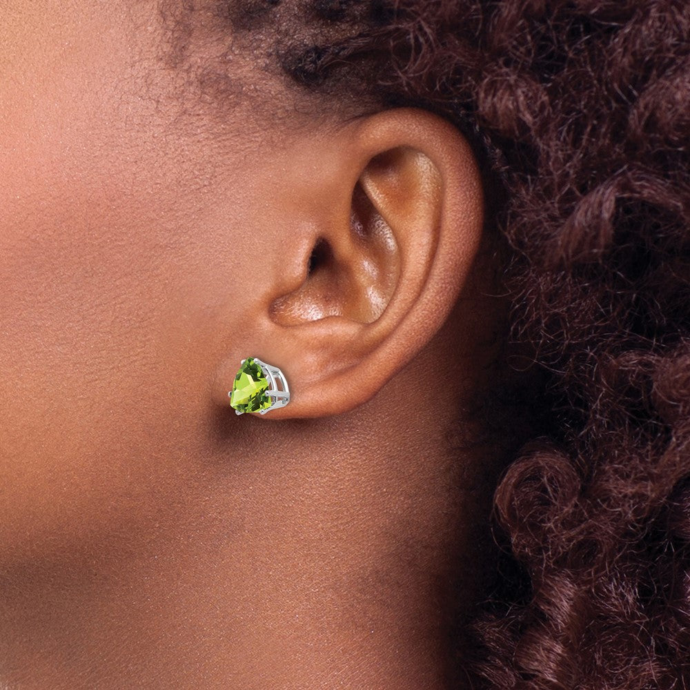 14k Trillion Gemstone Earrings