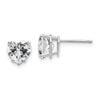 Gold CZ Stud Earrings