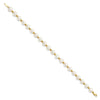 14k 6-7mm White Round Freshwater Cultured Pearl 7.25 inch Bracelet