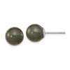Gold Tahitian Pearl Earrings