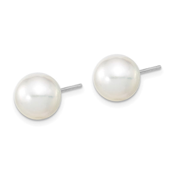Gold Saltwater Cultured Pearl Earrings
