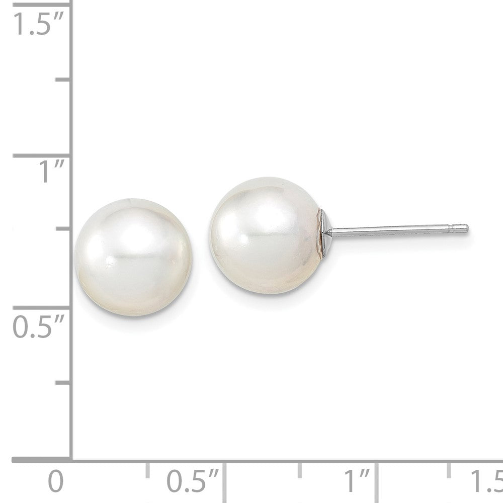 Gold Saltwater Cultured Pearl Earrings
