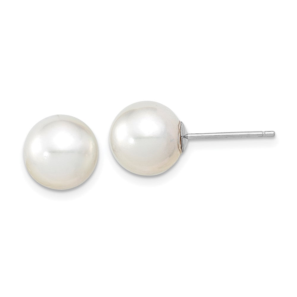 Gold Saltwater Cultured Pearl Earrings