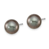 Gold Tahitian Pearl Earrings
