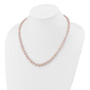 14k 4-8mm Purple Freshwater Cultured Pearl Graduated 18 inch Necklace