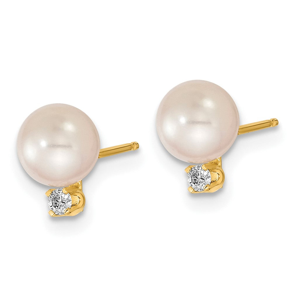 Saltwater Akoya Pearl & Diamond Earring & Pendant Set