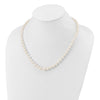14k 4-9mm White Freshwater Cultured Pearl Graduated 18 inch Necklace