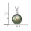 Gold Tahitian Cultured Pearl with Diamond Pendant
