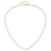 14k 6-7mm White Round Freshwater Cultured Pearl 7.25 inch with 1 Extender Bracelet/18 inch with 2 inch Extender Necklace/Button Earrings Set