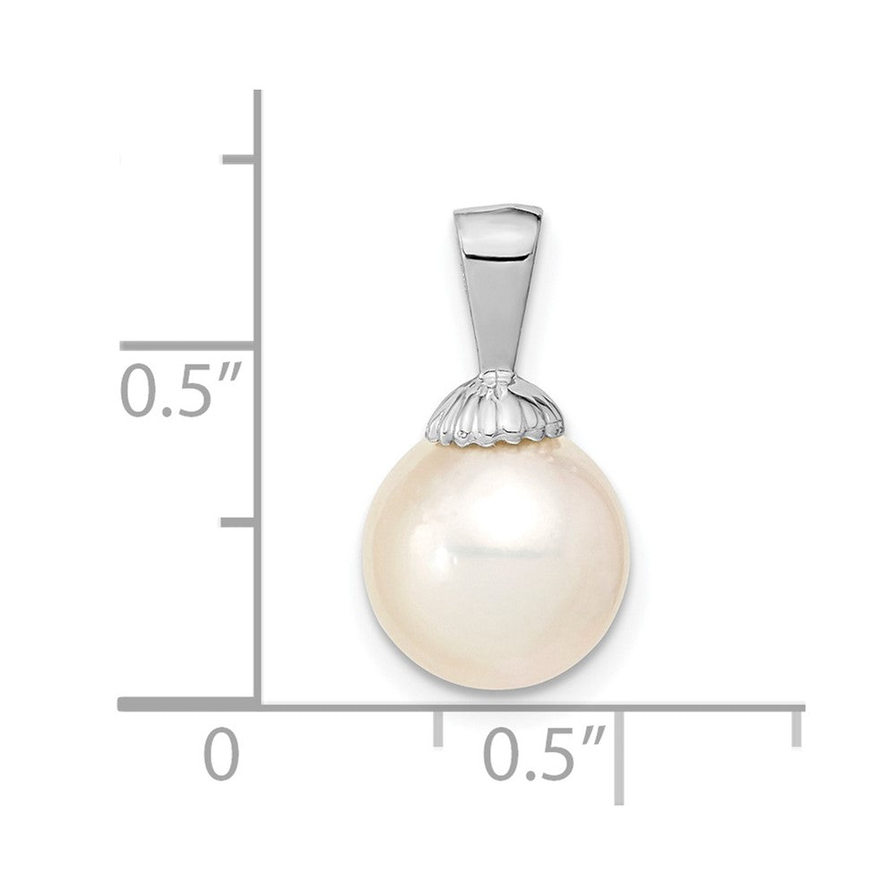 Gold Saltwater Cultured Pearl Pendant