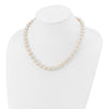 14k 9.5-12mm White Round South Sea Saltwater Cultured Graduated Pearl 18 inch Necklace