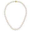 14k 9.5-12mm White Round South Sea Saltwater Cultured Graduated Pearl 18 inch Necklace