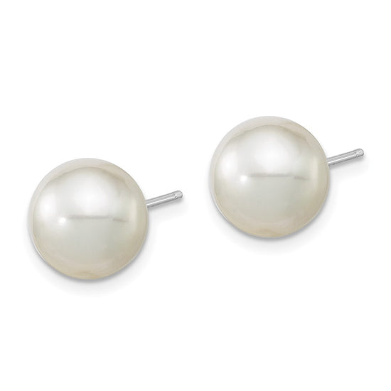Gold Saltwater Cultured Pearl Earrings