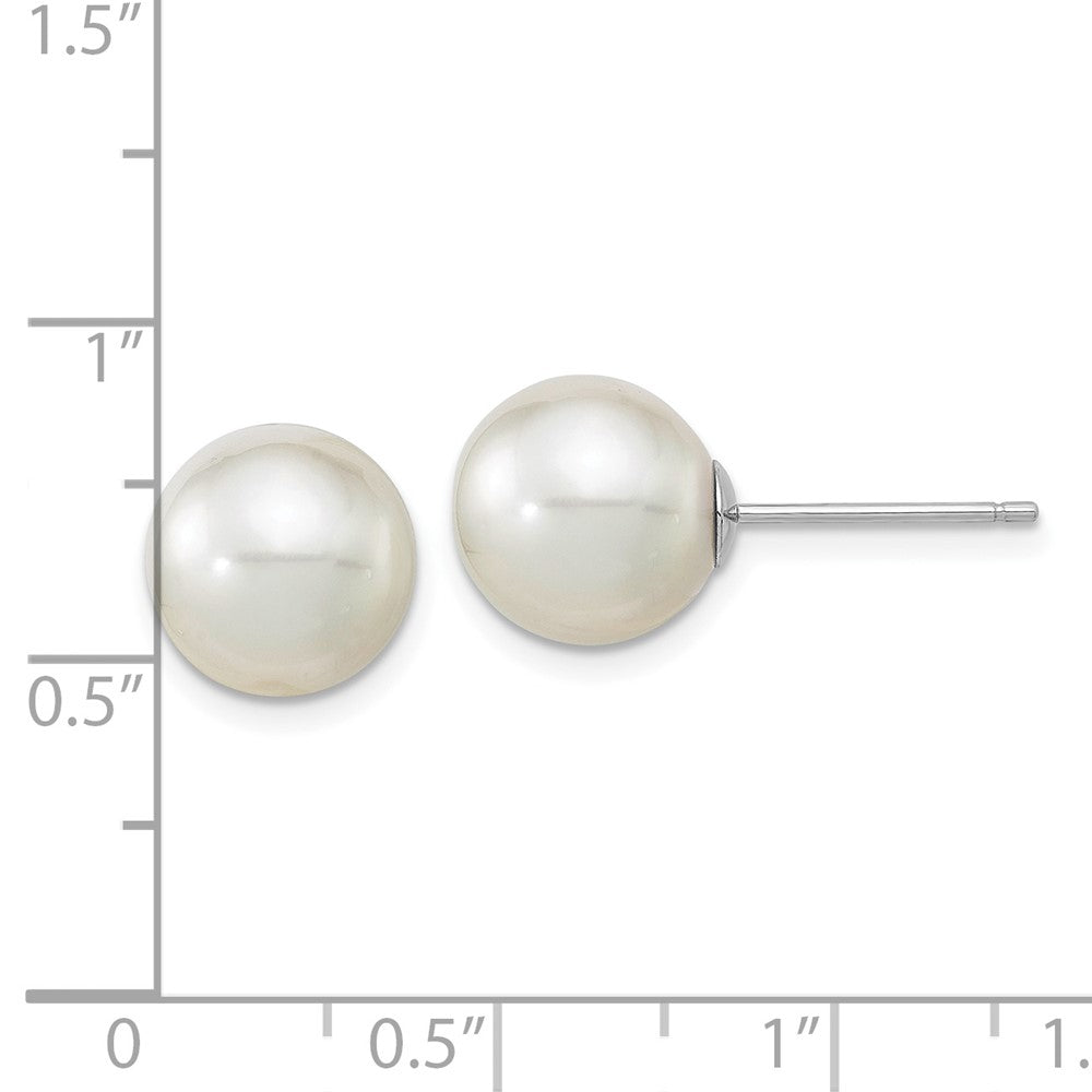Gold Saltwater Cultured Pearl Earrings
