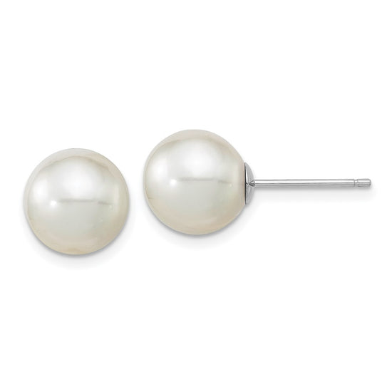 Gold Saltwater Cultured Pearl Earrings