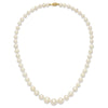 14k 7-11mm White Freshwater Cultured Pearl Graduated 18 inch Necklace
