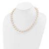 14k 11-12mm White Near-Round Freshwater Cultured Pearl 18 inch Necklace