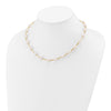 14k 7-8mm White Rice Freshwater Cultured Pearl Beaded 18 inch Necklace