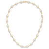 14k 7-8mm White Rice Freshwater Cultured Pearl Beaded 18 inch Necklace