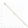 Gold Freshwater Cultured White Near Rounded Bracelets