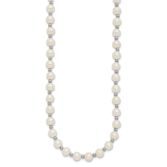 Gold Fresh Water Cultured Pearl Necklace