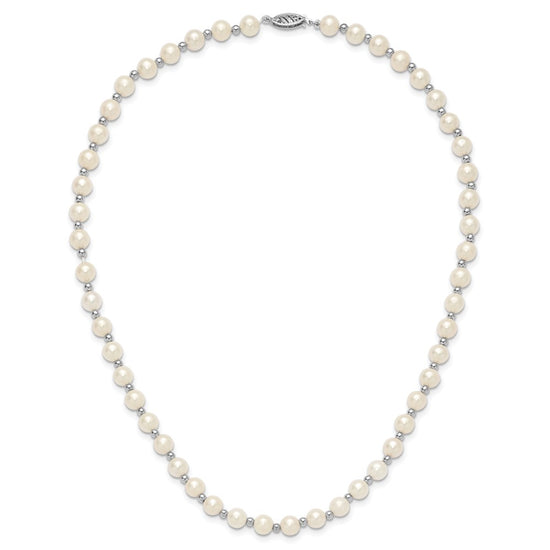Gold Fresh Water Cultured Pearl Necklace
