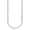 14k White Gold 5-8mm White Near-Round Freshwater Cultured Pearl 18 inch Necklace