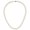 14k White Gold 5-8mm White Near-Round Freshwater Cultured Pearl 18 inch Necklace