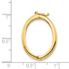 14K 19mm x 24mm Polished Pearl Shortener
