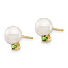 7-7.5mm FWC Pearl & Gemstone Earrings